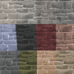 Préfabriqué Dalle de Pierre Recolorisations
