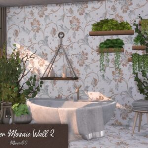 Mosaïque de fleurs #2