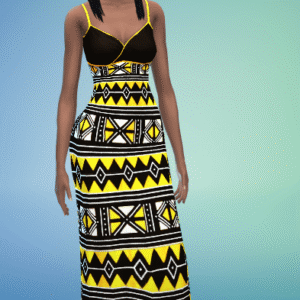 Robe longue africaine (Jeu de base)
