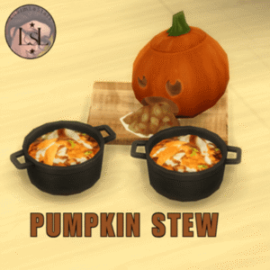 Ragoût de potiron - Recettes de nourriture personnalisées (Mod de recette) pour Les Sims 4