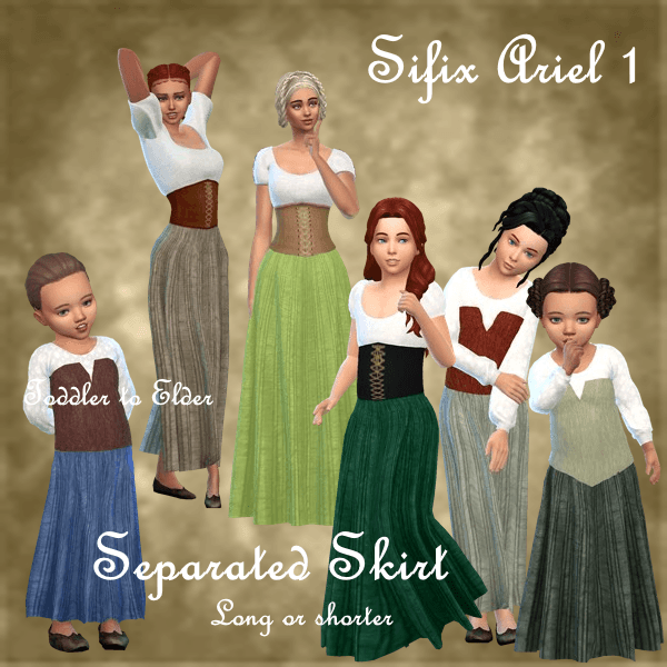 Sifix Ariel I - Jupe séparée - Bébés à Anciens