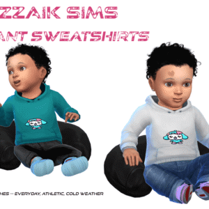 Hoodie pour enfant avec graphique de chien mignon