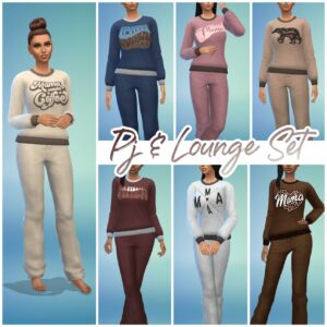 "Pyjama préféré de Maman" - Set de salon du jeu de base