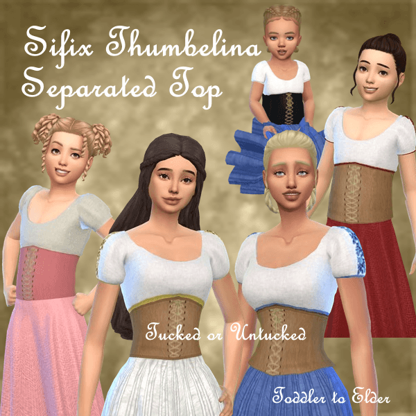 Sifix Thumbelina Tops Séparés