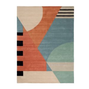 Tapis abstrait années 50