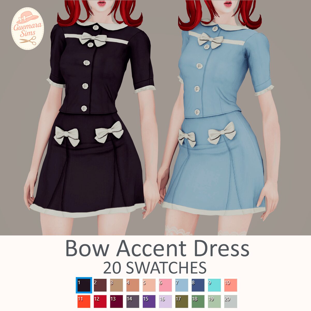Robe à accentuation