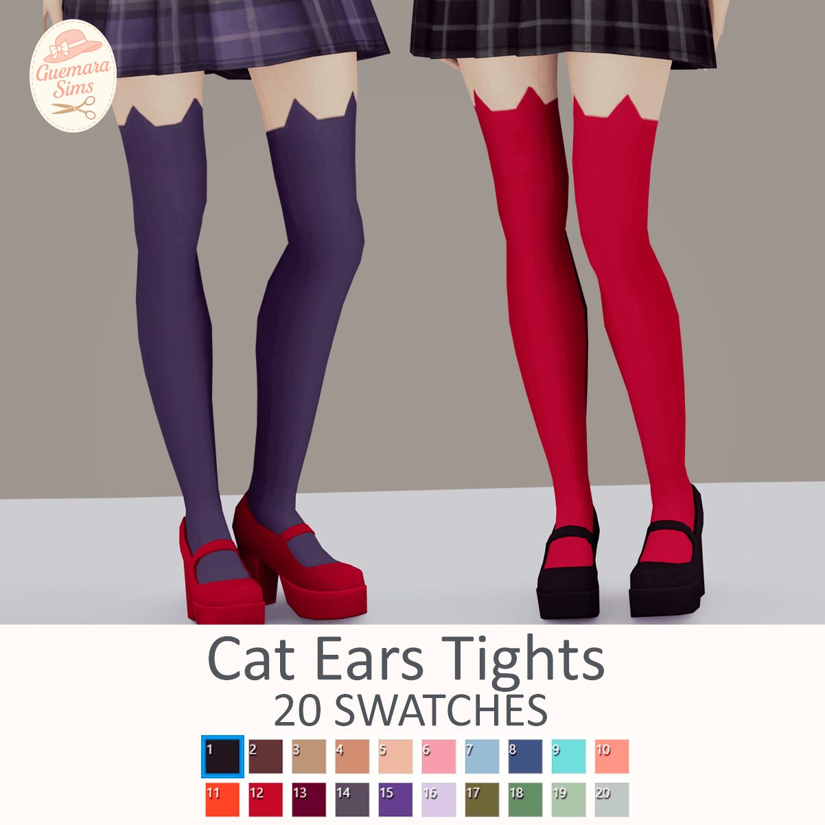 Collants Oreilles de Chat