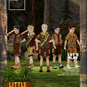 Shorts de camp de ranger pour enfant