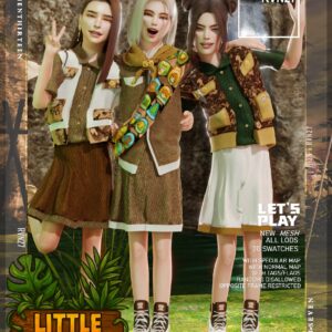 Jupe de scout pour enfant