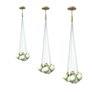 Comiko - Lustre de chambre moderne (3 hauteurs)