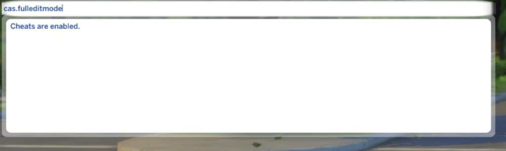 Sims 4 : activer le cas full edit mode pour tout modifier