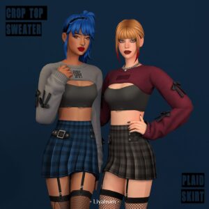 Collection Backstage Pass - Jupe à carreaux