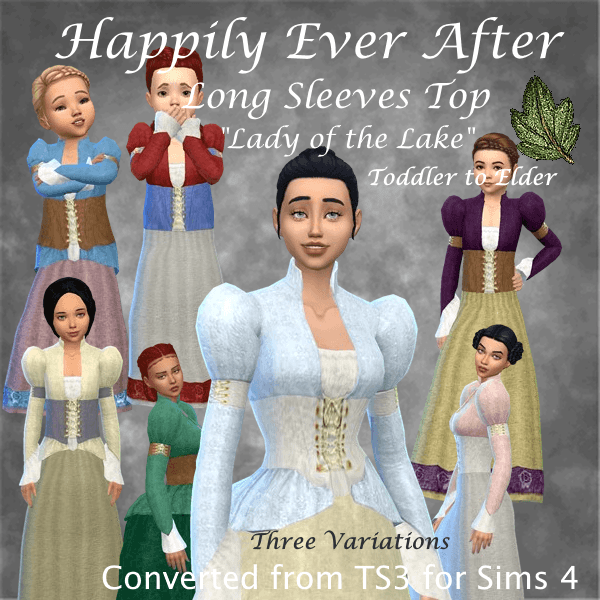 Happily Ever After - Haut à manches longues corset - 