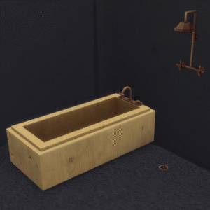 Douche et baignoire extérieures