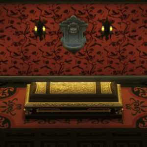 Chambre de Vampire Adulte en Rouge