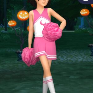 Tenue de pom-pom girl pour enfants