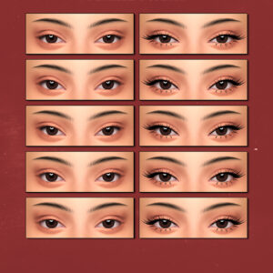 Préréglages des yeux