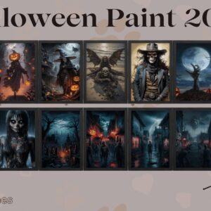 Peinture d'Halloween 2025