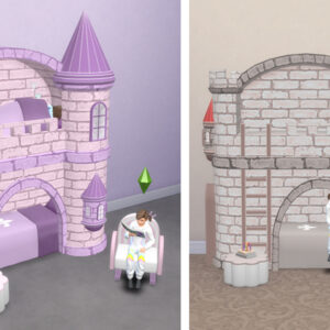 Lit superposé du château