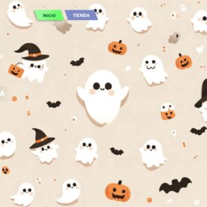 Menu Principal Arrière-plan Mignon Halloween