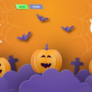 Menu Principal Arrière-plan Festif Halloween