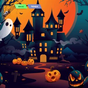 Arrière-plan du menu principal : Fête d'Halloween