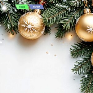 Menu Principal Arrière-plan Joyeux Noël 4
