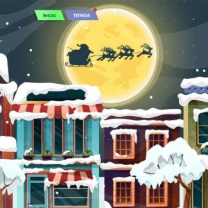 Menu Principal Arrière-plan Joyeux Noël Papa Hiver