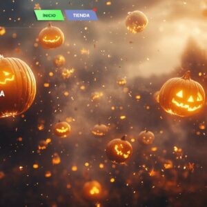 Menu Principal Arrière-plan Citrouilles Halloween
