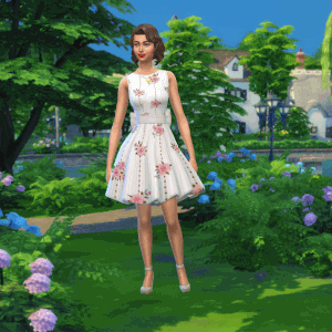 Robe de cérémonie//Tenue rurale//Rétrocoloration de la robe de base