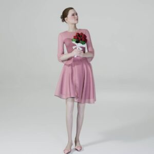 Robe ajustée et évasée 2
