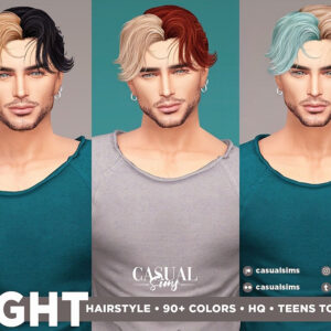 CasualSims - Coiffure droite BICOLOR