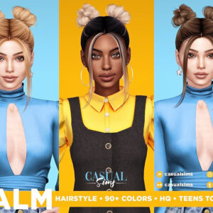CasualSims - Coiffure calme (avec frange)