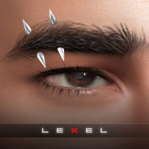 LEXEL - Cicatrice (percing au sourcil droit)