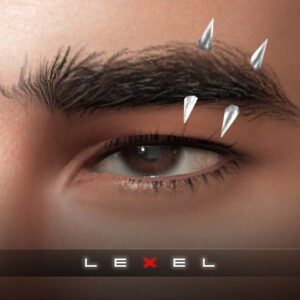 LEXEL - Cicatrice (percing au sourcil gauche)