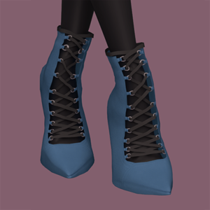 Bottines à lacets et rubans du 21 juillet