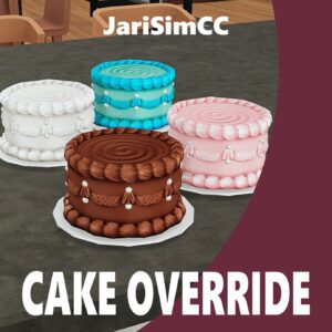 JariSimCC Remplacement de gâteau d'arrière-plan Vintage