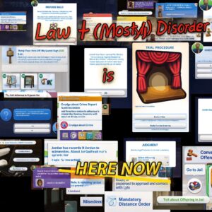 Ordre et Chaos : Une extension Les Sims 4 pour un système de crime et de justice Maxis-Match