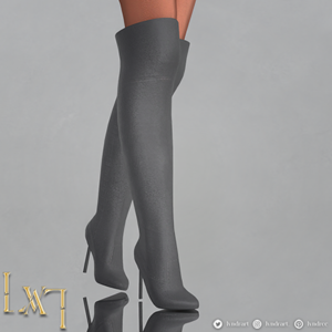 Bottes stiletto en daim