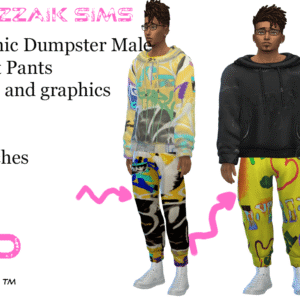 Pantalon de jogging du déchargeur graphique masculin