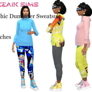 Ensemble Joggeur Benne à Ordures