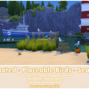 Les mouettes animées ~ Oiseau ~ Animal ~ Mouette ~ Animal de compagnie