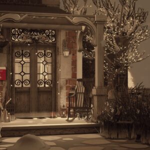 Maison de plage de Noël