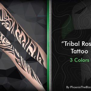"Tatouage Rose Tribale