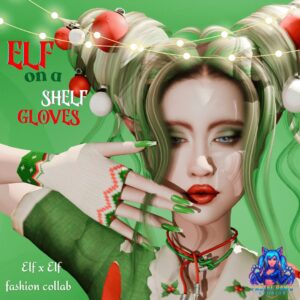 Gants du lutin sur l'étagère