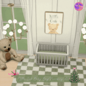 Petite nurserie de bébé garçon - Jour 10 de ma série de 12 jours de Noël