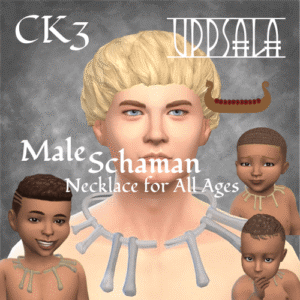 Collier de chaman masculin de Norse Uppsala CK3