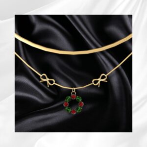 Collier de guirlande de gemmes