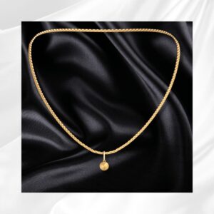 Collier discret en or