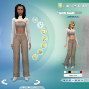 Look Personnalisé Stylisé : Fille de la Ville